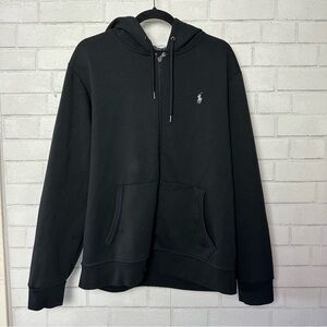 Ralph Lauren Polo Hoodie  Zip Up Size XL Black